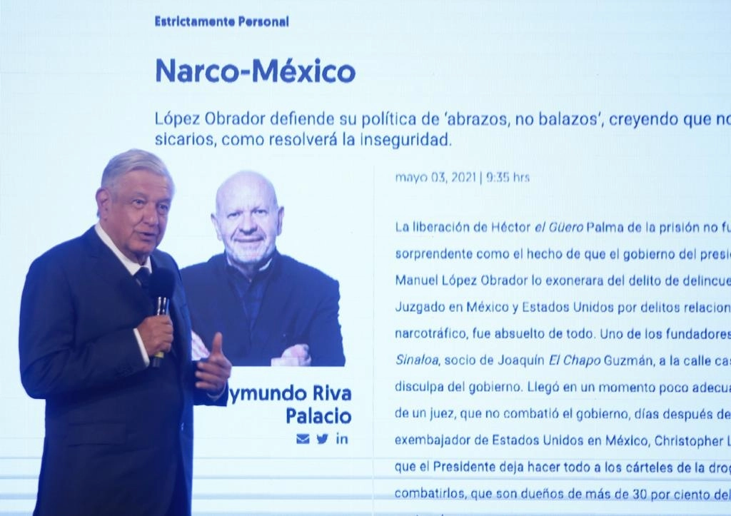 El presidente Andrés Manuel López Obrador durante la conferencia de prensa matutina en Palacio Nacional, el 2 de julio de 2021. Foto Guillermo Sologuren