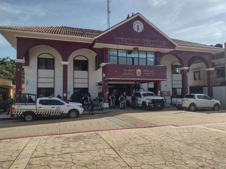 El Concejo municipal de Pantelhó, Chiapas. Foto 'La Jornada' / Archivo