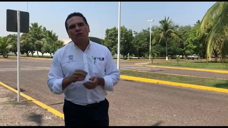 Captura de pantalla del video que difundió el gobernador de Michoacán, Silvano Aureoles (en imagen).