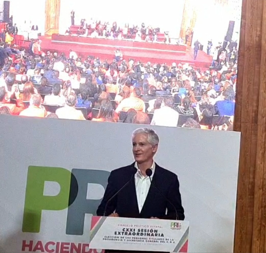 El gobernador Alfredo Del Mazo. Foto @PRI_EDOMEX