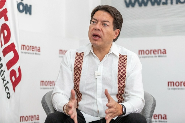 El morenista Mario Delgado responsabilizó de forma anticipada a ambos partidos por lo que ocurra el 4 de junio. Foto Pablo Ramos 