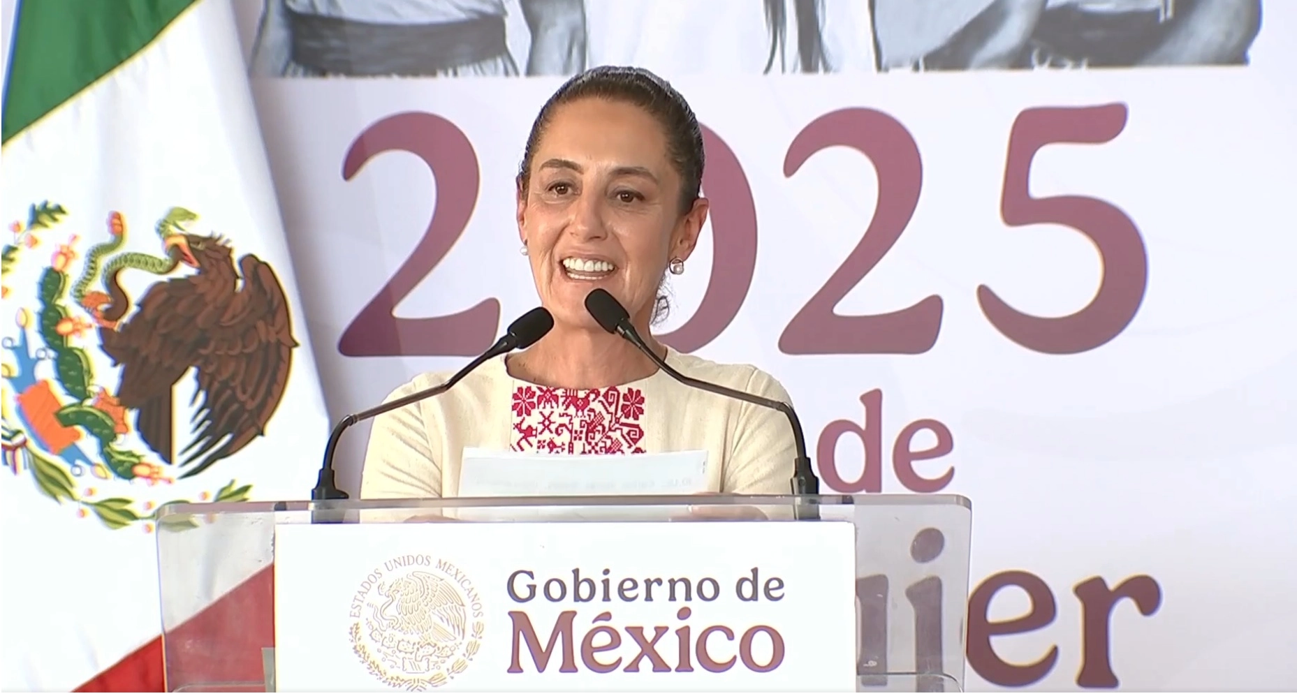 La presidenta Claudia Sheinbaum demandó un trato de iguales a EU a unos días de que se venza el plazo para los aranceles anunciados por Trump. Foto