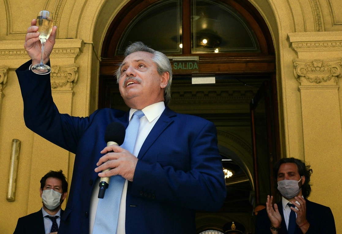 Alberto Fernández, presidente de Argentina. Foto Afp