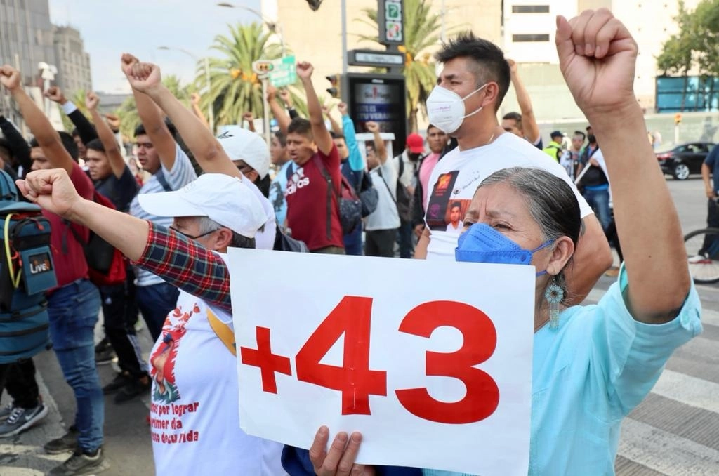 Este martes se cumplieron 94 meses de la desaparición de los 43 normalistas de Ayotzinapa. Foto Roberto García