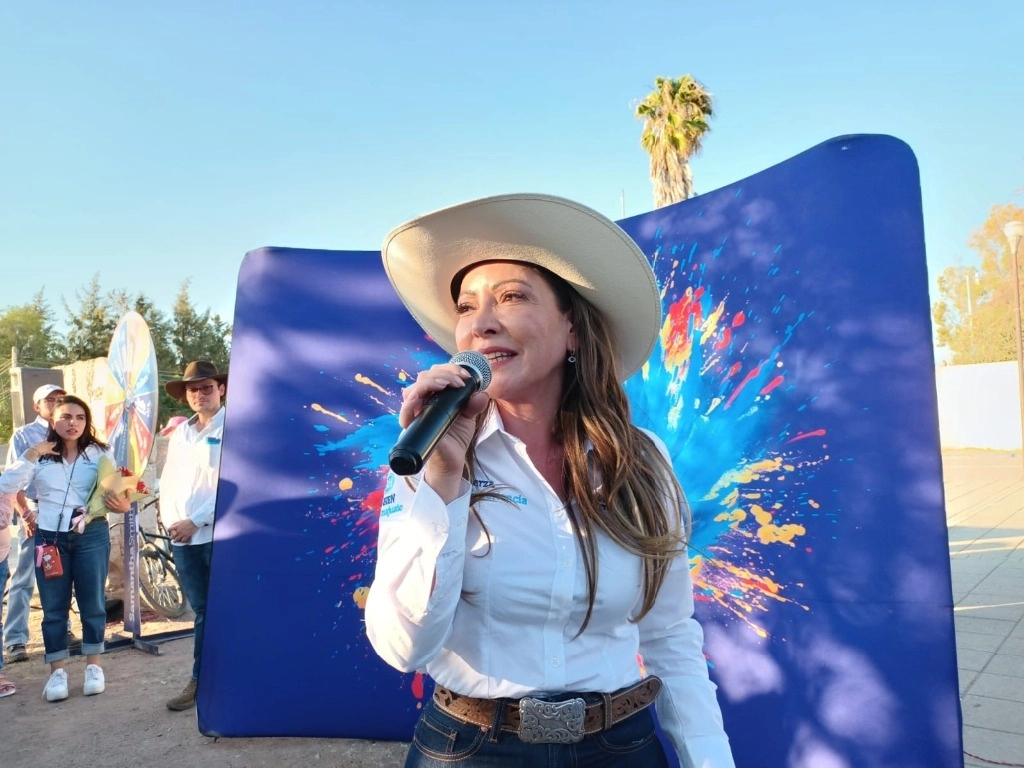 Samantha Smith, candidata del PAN a la alcaldía de Guanajuato. Foto  Carlos García