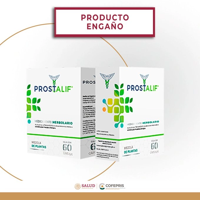 Imagen del producto engaño denunciado por Cofepris. Imagen tomada de https://twitter.com/COFEPRIS