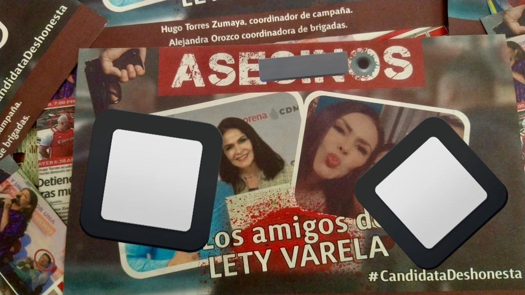 La candidata morenista acusó al panista de recurrir a una campaña de ataque por miedo a perder la alcaldía. Foto La Jornada
