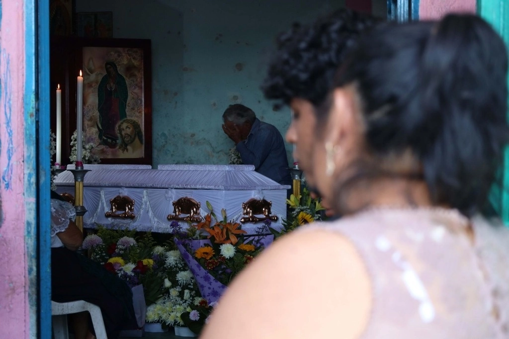 Velorio de la menor Liliana Guadalupe, encontrada muerta en Tuxtla Gutiérrez, Chiapas, el 24 de octubre de 2024. Foto Cuartoscuro