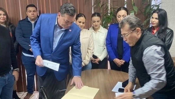 Francisco Fiorentini, candidato a la alcaldía de Mexicali por el PAN. Foto ‘La Jornada Baja California’