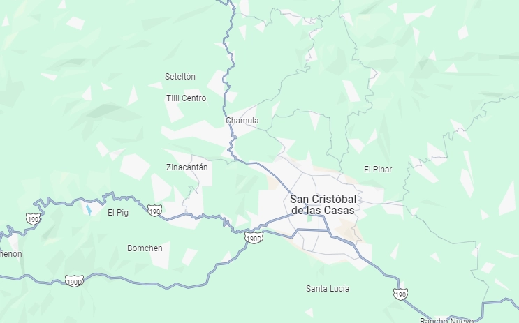 Familiares de internos protestaron en el penal de San Cristóbal de las Casas, Chiapas por presuntas irregularidades. Foto Google Maps