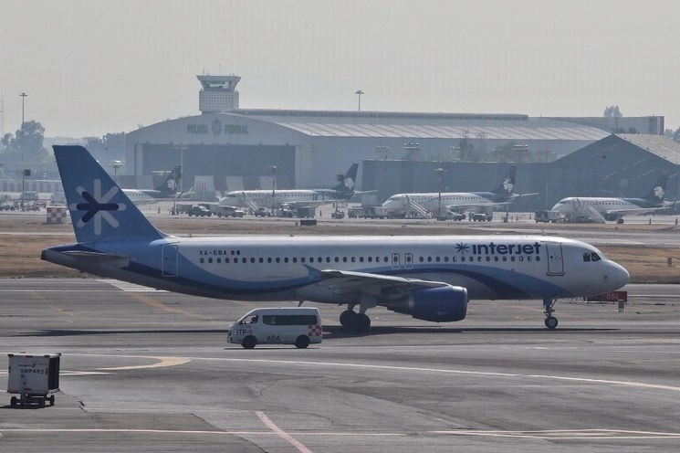 Aeronave de Interjet en imagen de archivo. Foto Marco Peláez