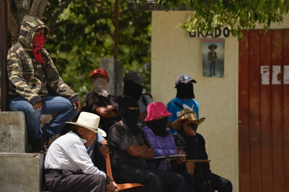 Habitantes del municipio Ocosingo en Chiapas. Foto Cuartoscuro / Archivo
