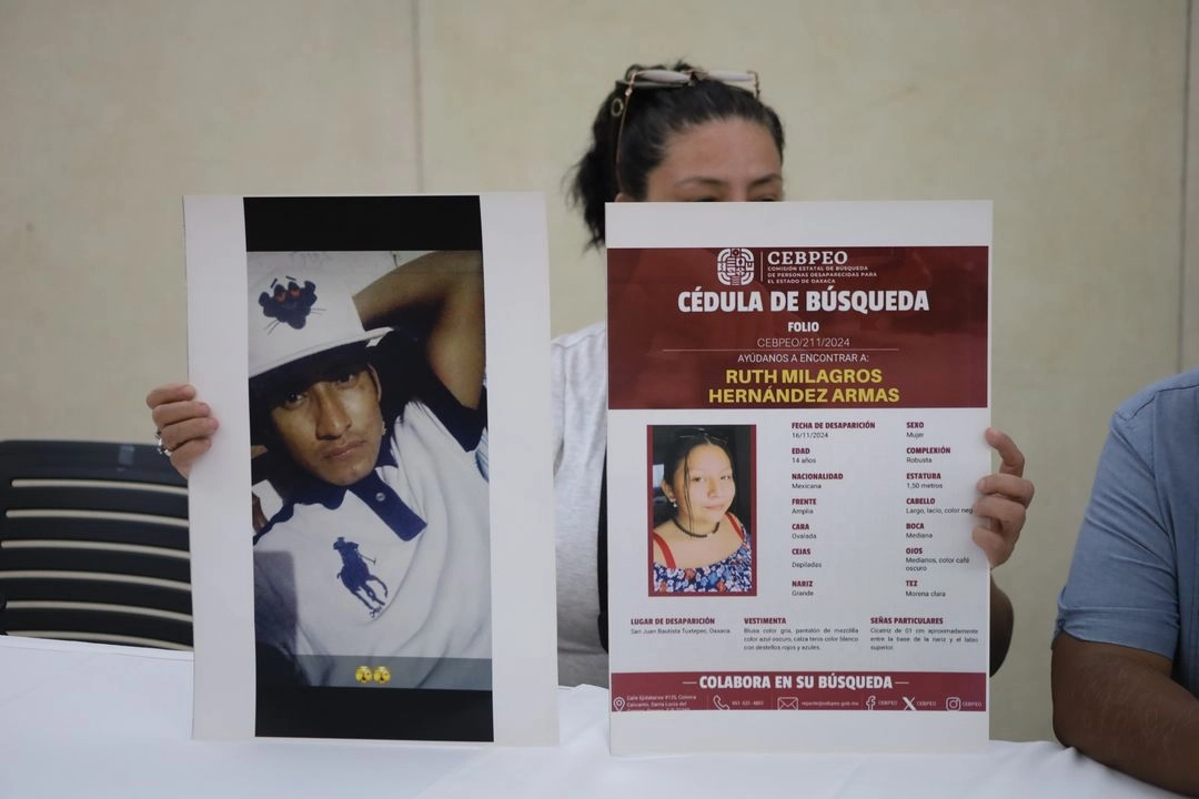 Familiares de  Ruth Milagros Hernández Armas recordaron que la joven de 14 años está desaparecida desde el 16 de noviembre del 2024. Foto 