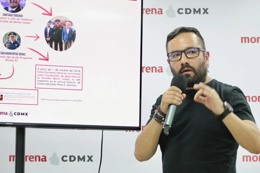 Víctor Hugo Romo expresó que seguramente el panista argumentará que se trata de una persecución política, pero, acotó, ahí están las evidencias, al asegurar que tenía a su cargo 60 brigadas para colocar la propaganda. Foto tomada de X @vromog