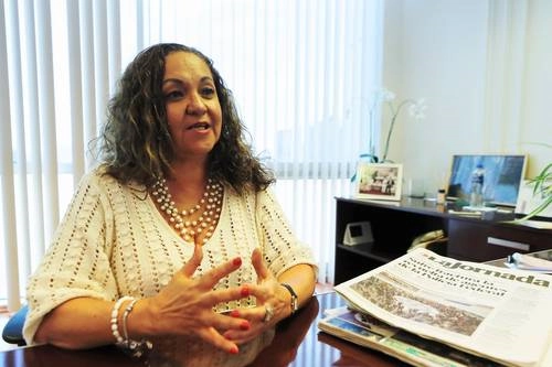 Sanjuana Martínez, ex directora de la extinta agencia Notimex. Foto José Antonio López / Archivo 