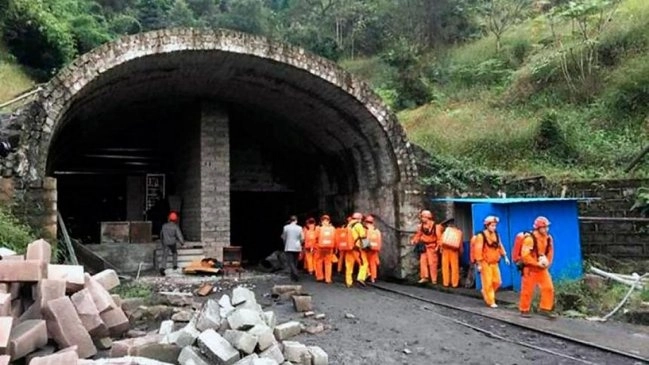 En imagen de archivo, una mina de carbón en China. Foto Twitter @Cooperativa
