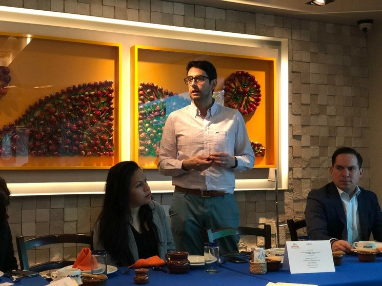 Guillermo Acuña, cofundador de la fintech peruana Cumplo que opera en México desde 2017. Foto Julio César Romano 
