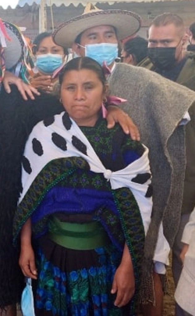 Maruca Méndez Méndez, presidenta municipal de Mitontic, Chiapas. Foto Tomada de https://www.facebook.com/p/H-Ayuntamiento-de-Mitontic-Chiapas-2021-2024-100076751659457/ 