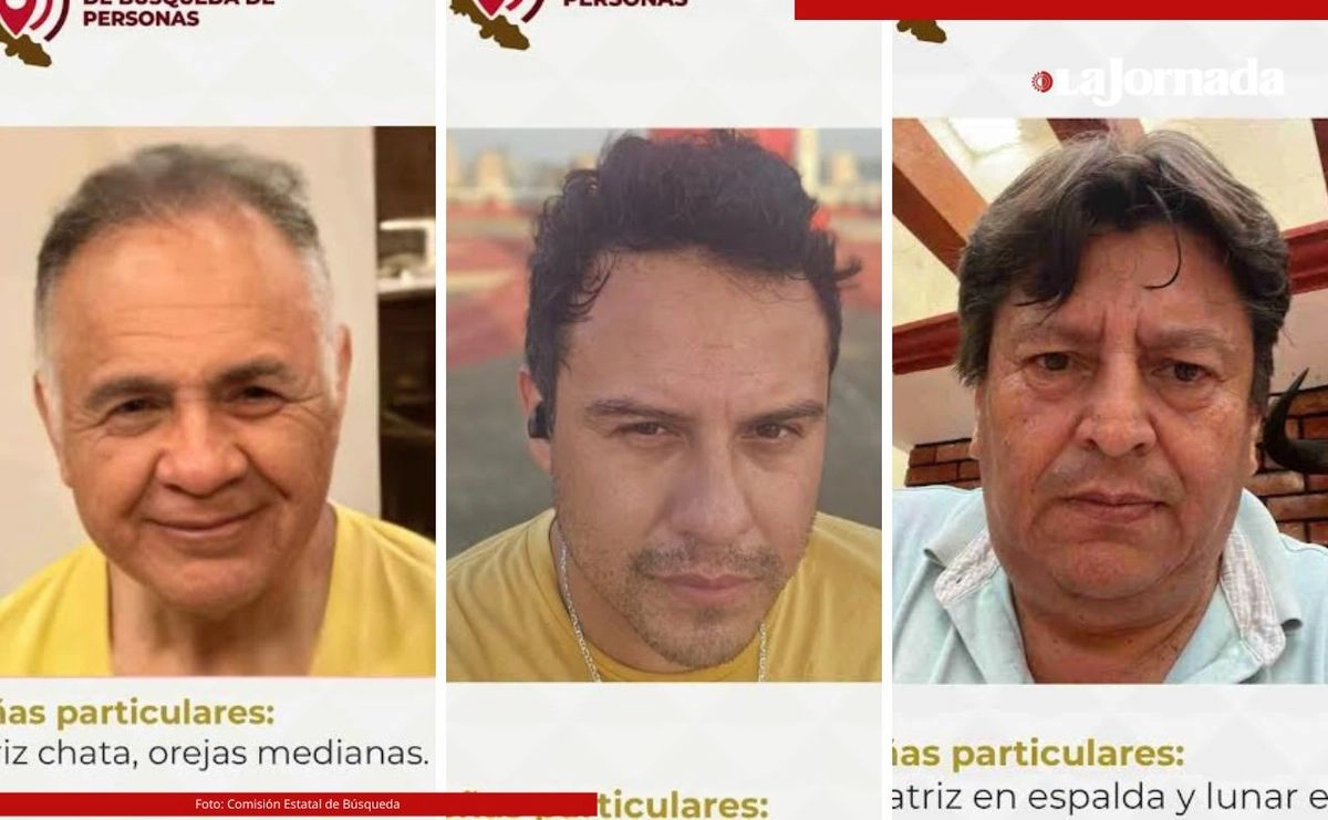 La Comisión Estatal de Búsqueda de Personas Desaparecidas emitió las fichas correspondientes con los datos de identificación de las víctimas, detallando características físicas. Foto

