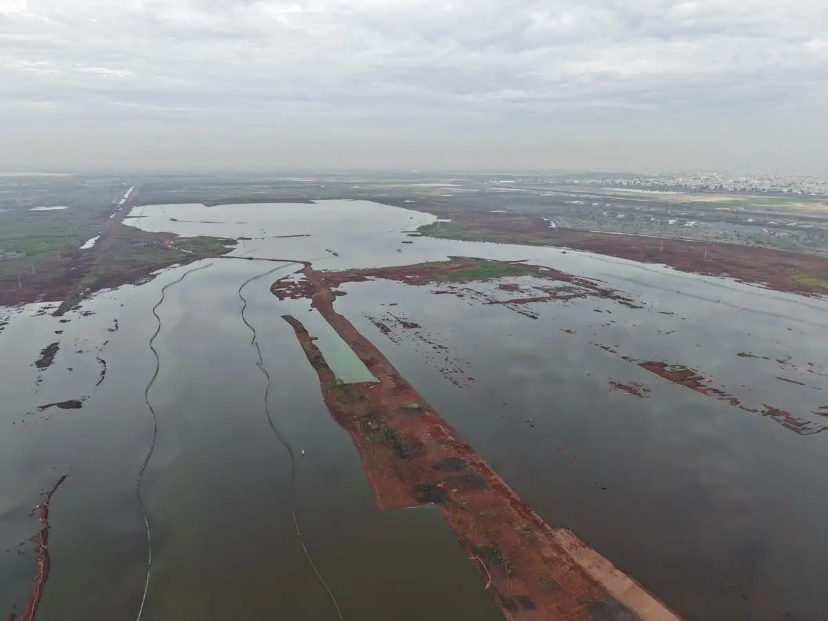 Vista de la zona en donde se localizaría al terminal del NAICM. Foto: