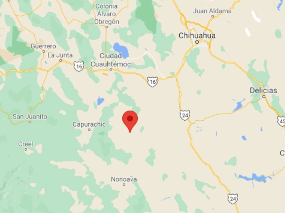 El candidato del partido Morena a presidente municipal de San Francisco de Borja, Chihuahua, Mario Leobardo Torres Parra, se encuentra desaparecido desde la noche del miércoles, reportó la Fiscalía General del Estado. Imagen tomada de Google Maps