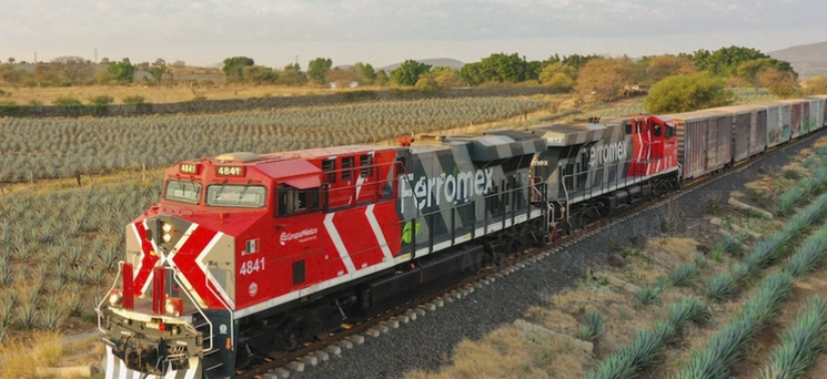 Tren de la empresa GMXT. Foto tomada de la página web gmxt.mx