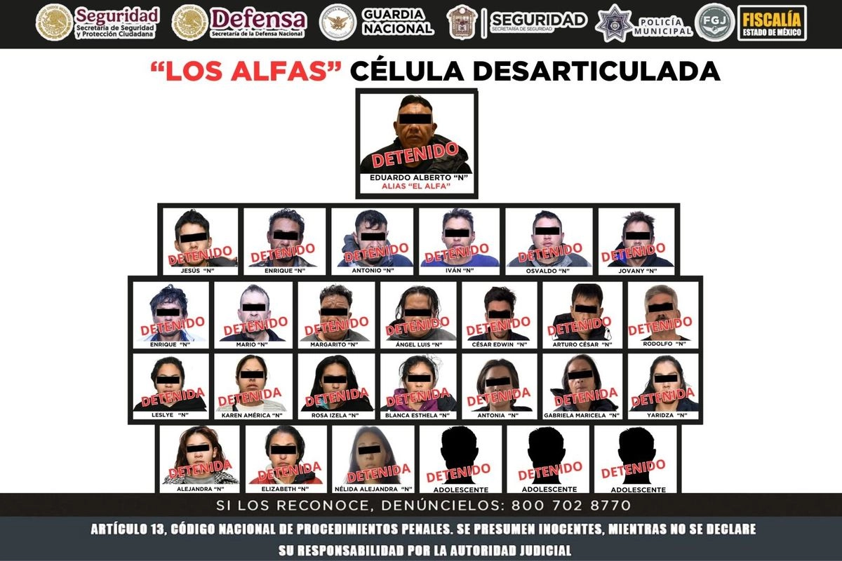 En el operativo fueron detenidas 27 personas. Imagen