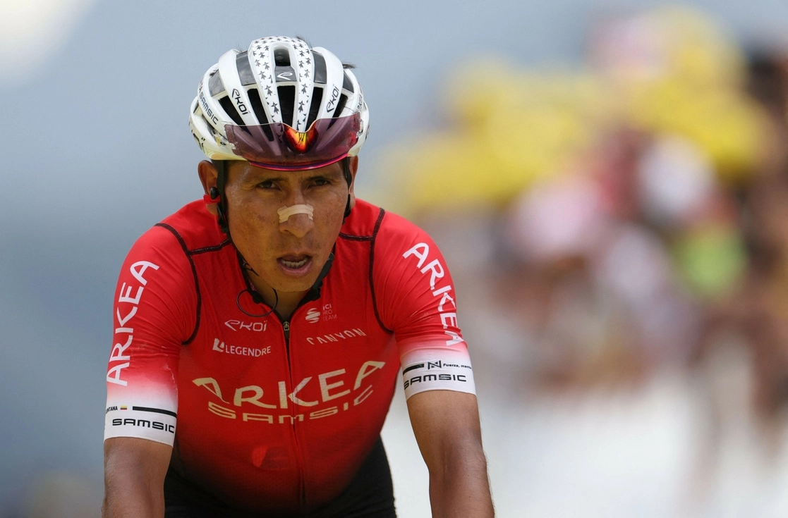Nairo Quintana ha sido subcampeón del Tour de Francia en dos ocasiones. Foto Afp / Archivo