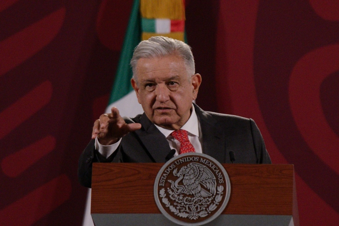 El presidente López Obrador, durante su conferencia de este jueves 17 de noviembre. Foto Cuartoscuro 