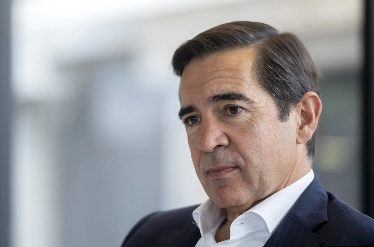 Carlos Torres Vila, presidente del BBVA,en la ciudad del BBVA, en Madrid, España.