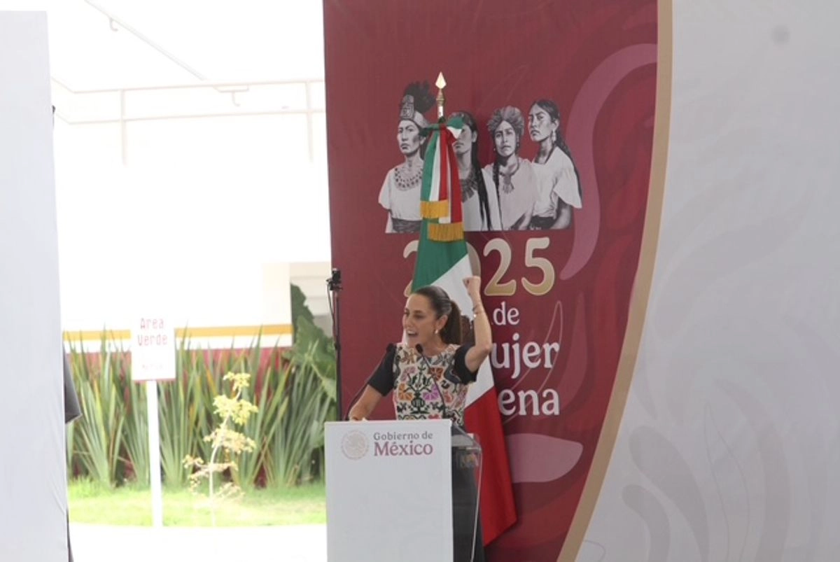 La presidenta ClaudiaSheinbaum en su visita a Jalisco donde inauguró la primera etapa del Hospital Regional de Tlajomulco, el 8 de agosto de 2025. Foto
