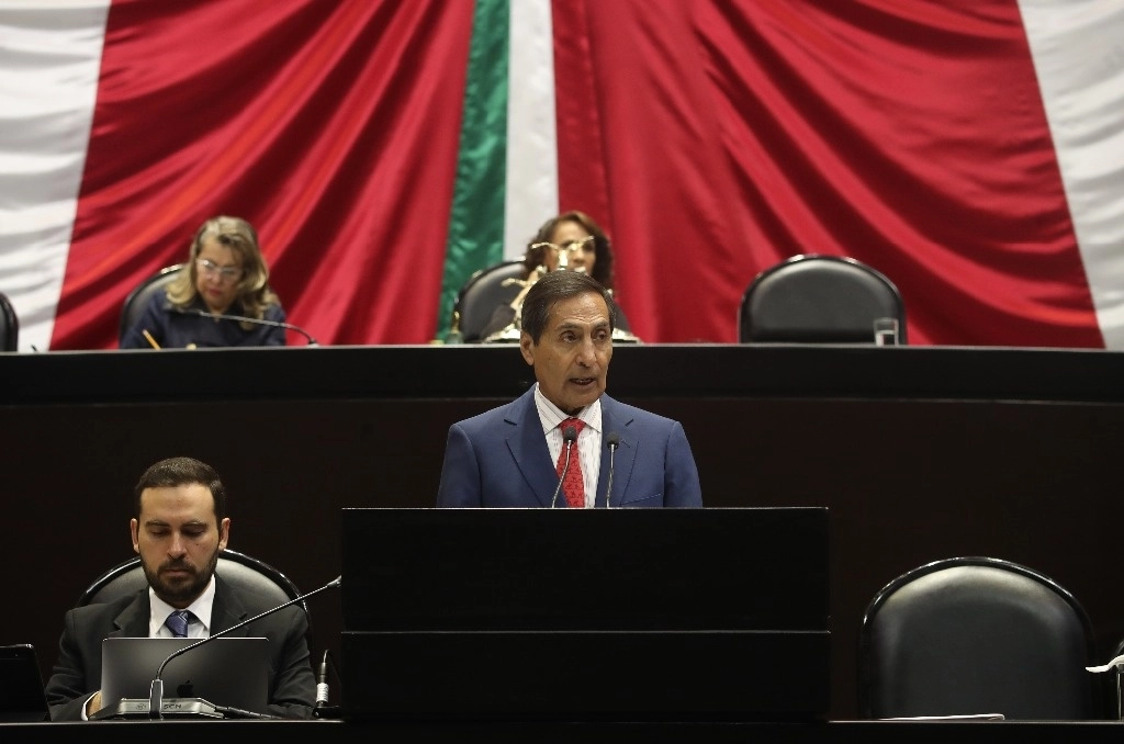 El secretario de Hacienda, Rogelio Ramírez de la O, durante una comparecencia en la Cámara de Diputados. Foto de archivo / Yazmín Ortega Cortés 