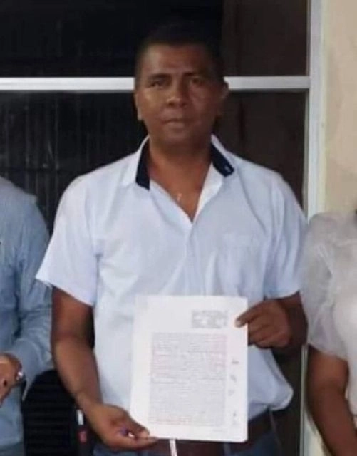 Hildeberto Salinas Mariche alcalde del municipio de Cuajinicuilapa, ubicado en la Costa Chica de Guerrero en imagen de archivo. FOto tomada de redes sociales