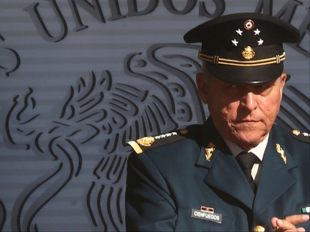 El general Salvador Cienfuegos, titular de la Secretaría de la Defensa Nacional durante el sexenio de Enrique Peña Nieto. Foto Francisco Olvera / Archivo