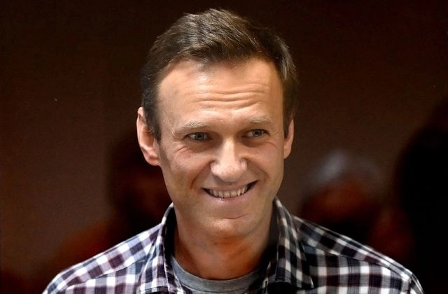 El opositor ruso Alexéi Navalni, condenado en febrero a dos años y medio de prisión. La imagen, el 20 de febrero de 2021. Foto Afp 