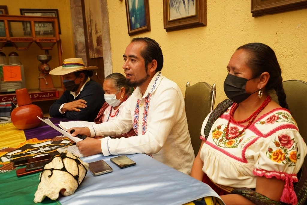 Pavel Guzmán, dirigente del Consejo Supremo Indígena de Michoacán. Foto Cuartoscuro / Archivo