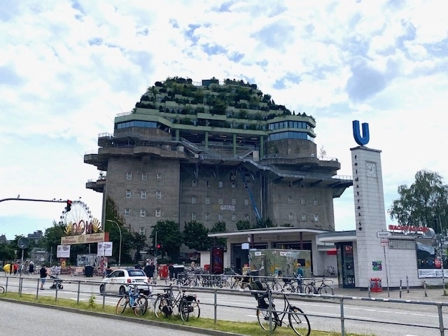  El ahora llamado búnker verde, en el barrio de San Pauli, Hamburgo. Foto Alia Lira Hartmann
