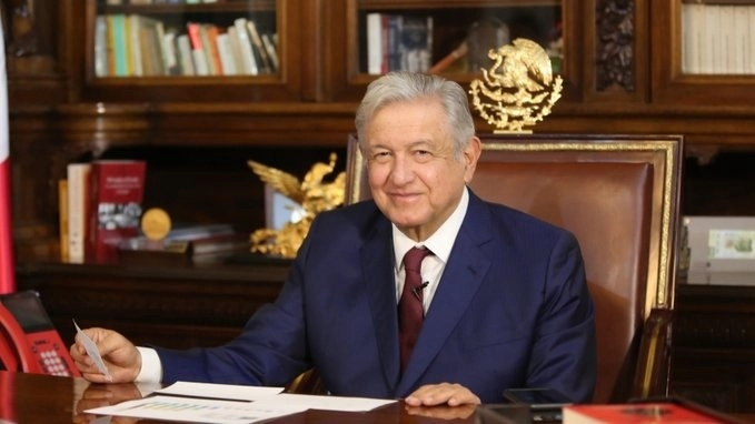 El presidente Andrés Manuel  López Obrador, el 26 de enero de 2021. Foto tomada del Twitter de @lopezobrador_ 