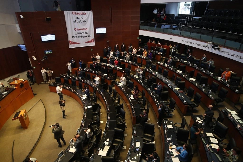 Sesión del Senado este 9 de abril de 2024. Foto Yazmín Ortega Cortés