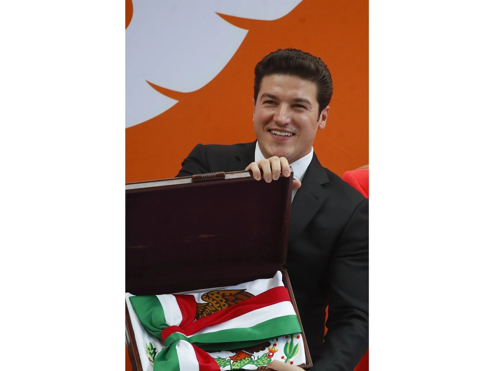 El gobernador de Nuevo León, Samuel García, quien se registró como precandidato a la Presidencia por Movimiento Ciudadano. Foto Cristina Rodríguez / Archivo
