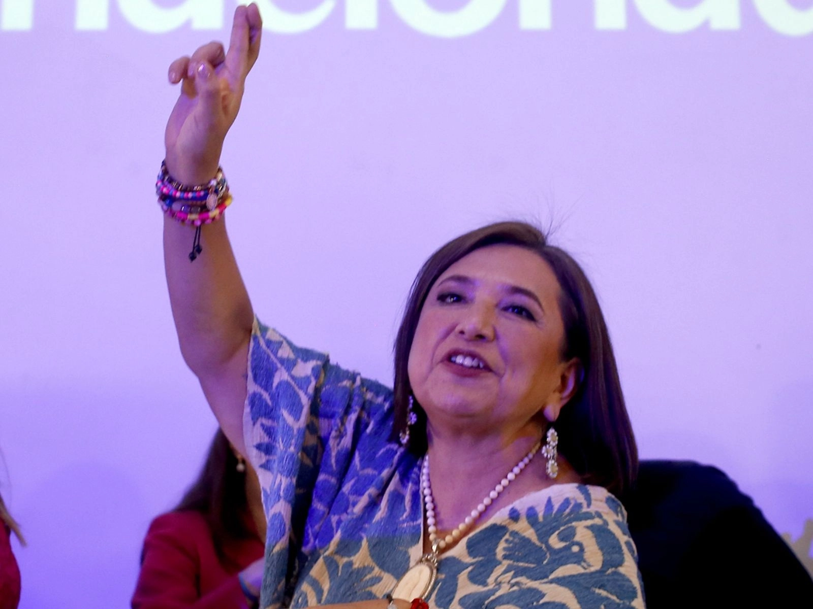 La coordinadora del Frente Amplio por México, Xóchitl Gálvez. Foto José Antonio López / Archivo