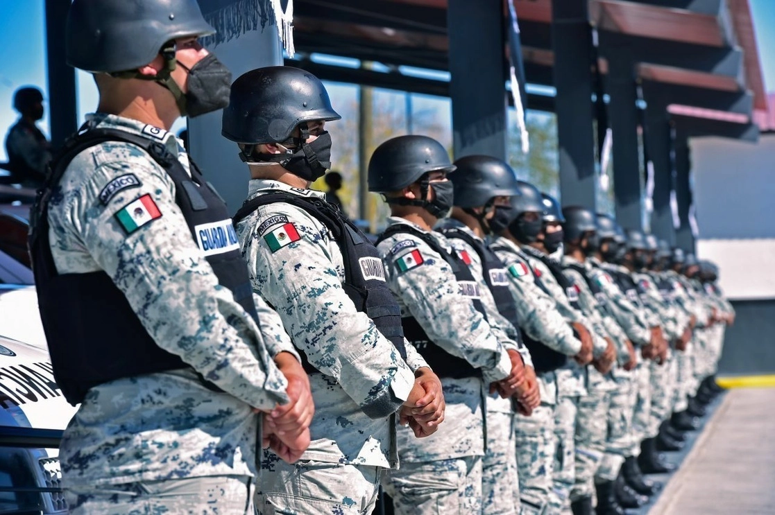Elementos de la Guardia Nacional en el cuartel de Sabinas Hidalgo, Nuevo León. Foto Cuartoscuro / Archivo