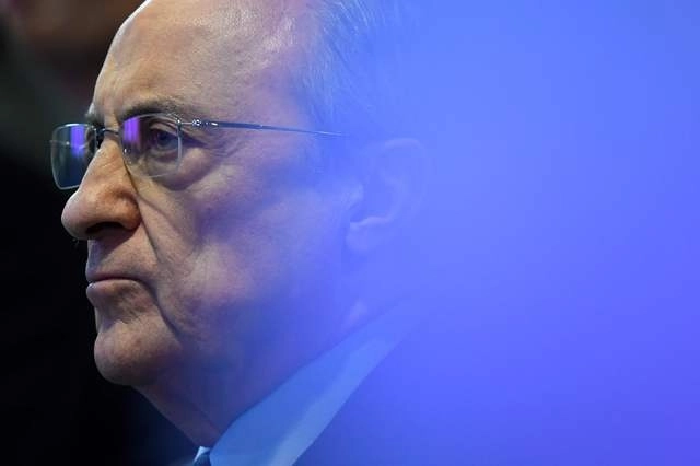 El presidente de la SuperLiga, Florentino Pérez en imagen de archivo. Foto Afp