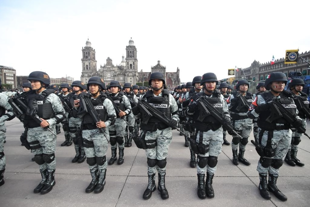 La estrategia de seguridad y protección ciudadana contempla el fortalecimiento de la Guardia Nacional. Foto 