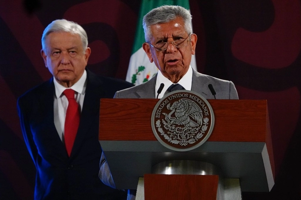 Roberto Salcedo Aquino, titular de la Secretaría de la Función Pública, durante la conferencia matutina en Palacio Nacional, el 5 de septiembre de 2024. Foto Cuartoscuro