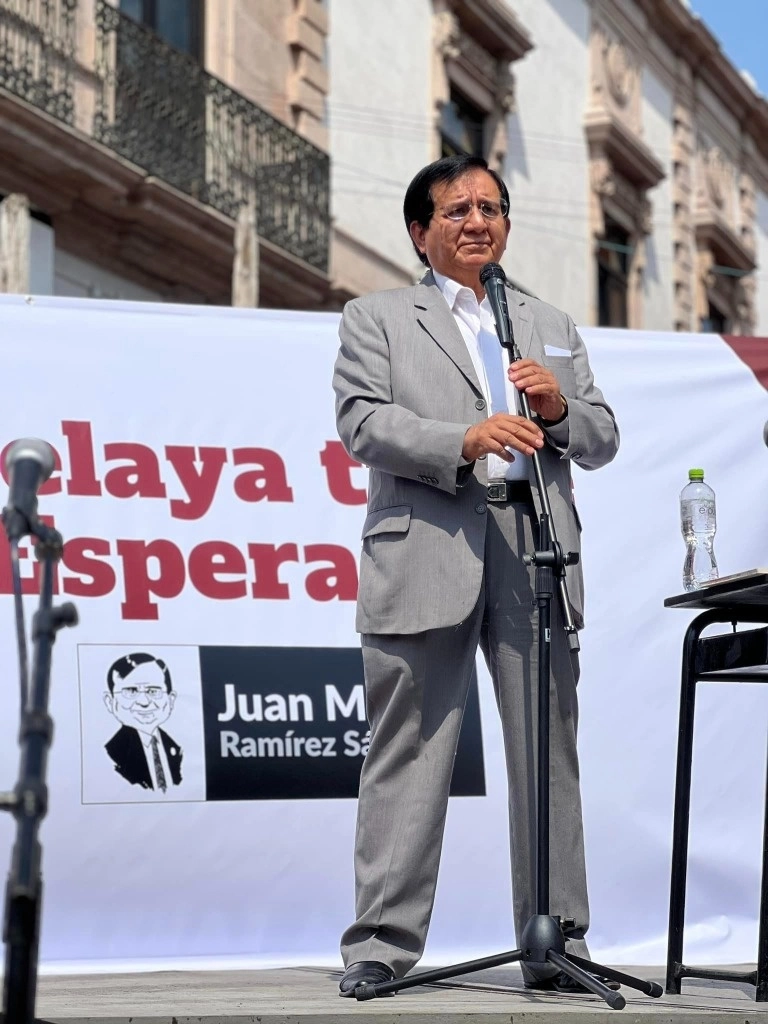 El académico Juan Miguel Ramírez, fue nombrado candidato a presidente municipal de Celaya, Guanajuato, por el partido Morena. Foto Facebok Juan Miguel Ramírez