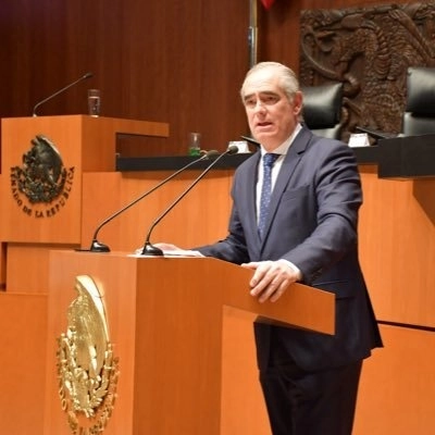Imagen del legislador tomada de su cuenta en Twitter @julenrementeria