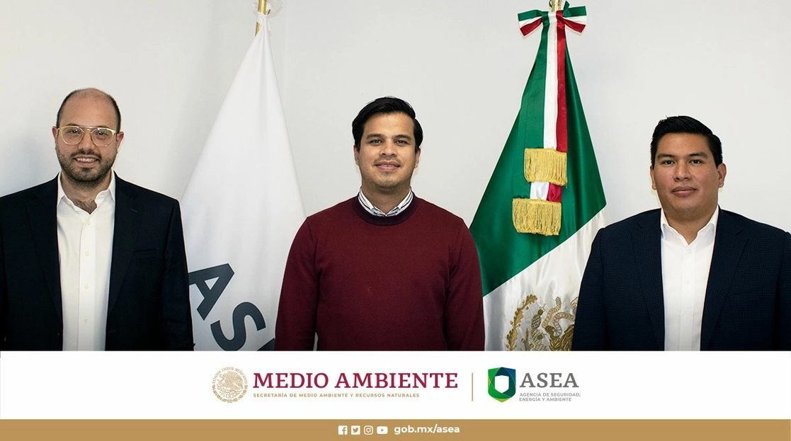 La Agencia Nacional de Seguridad Industrial y de Protección al Medio Ambiente del Sector Hidrocarburos (ASEA) presentó a los nuevos titulares de dos de sus unidades. Imagen tomada de la cuenta de Twitter @agencia_asea 