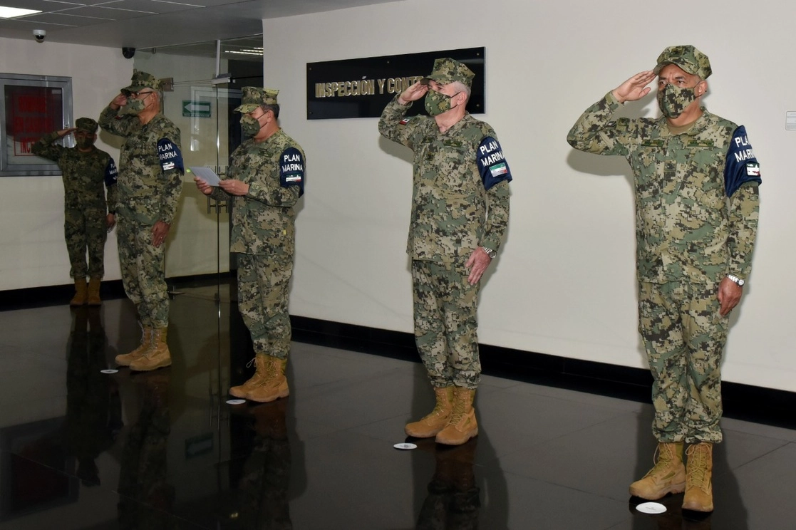 El acto se realizó en la sede de Semar y estuvo encabezado por el almirante César Carlos Preciado Velázquez, Oficial Mayor de Marina. Foto cortesía Semar