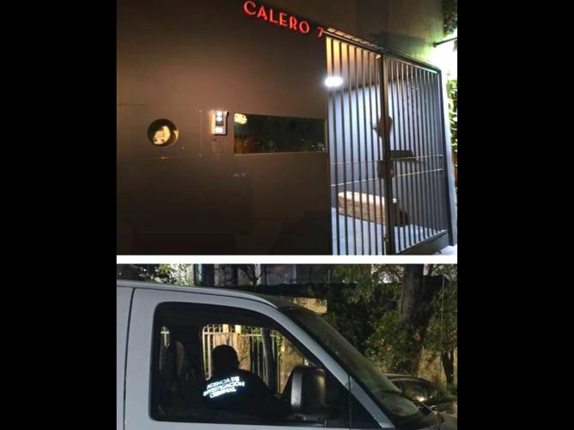 Fuerzas federales catearon la noche del miércoles el domicilio del yerno de Luis Serna, al parecer en busca de armas. Fotos Elba Mónica Bravo y José Antonio López